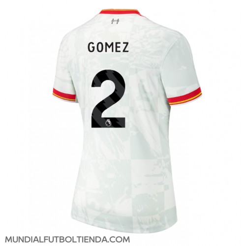 Camiseta Liverpool Joe Gomez #2 Tercera Equipación Replica 2024-25 para mujer mangas cortas